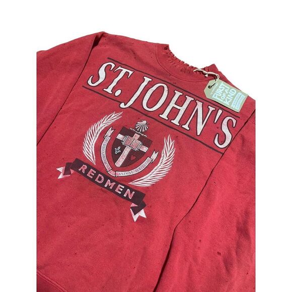 ST John's University Vintage Sweatshirt - Picture 2 of 3